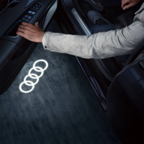 Audi Beam Light logo “Four Rings”